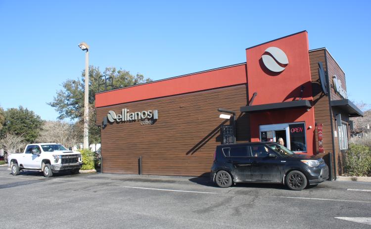 An Ellianos Coffee shop serves a thirsty customer. Ellianos was recently named one of the top franchises in Entrepreneur Magazine’s Franchise 500 list. (TONY BRITT/Lake City Reporter)