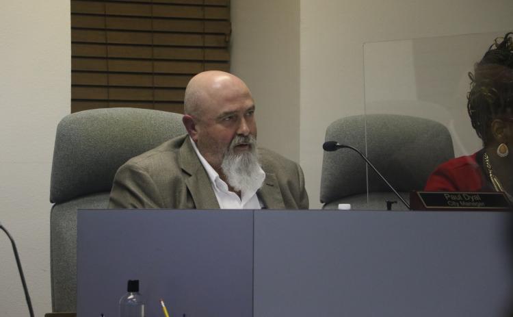 Lake City Manager Paul Dyal’s contract will be up for discussion at the Lake City Council’s meeting today. (FILE)