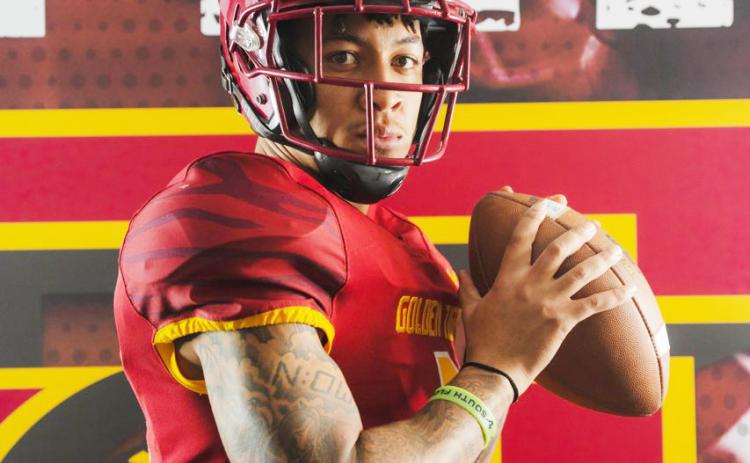 Jordan Smith on his visit to Tuskegee. (COURTESY)