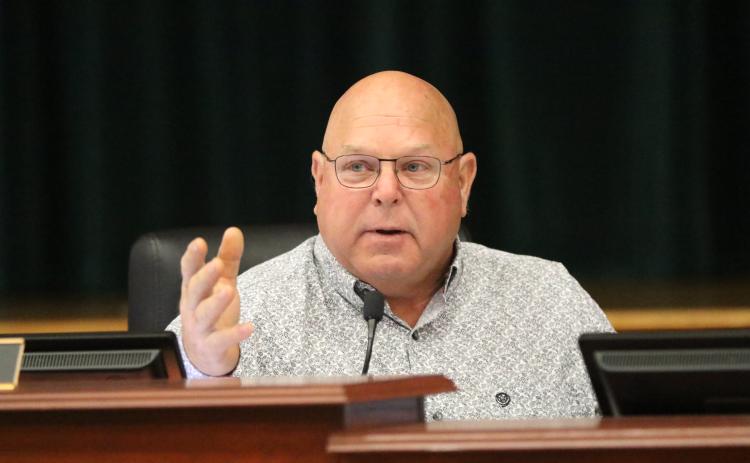 Rocky Ford, the Columbia County Commission chairman, said a workshop was needed quickly to help meet the timeline for concerns to be filed on the proposed flood maps. (JAMIE WACHTER/Lake City Reporter)