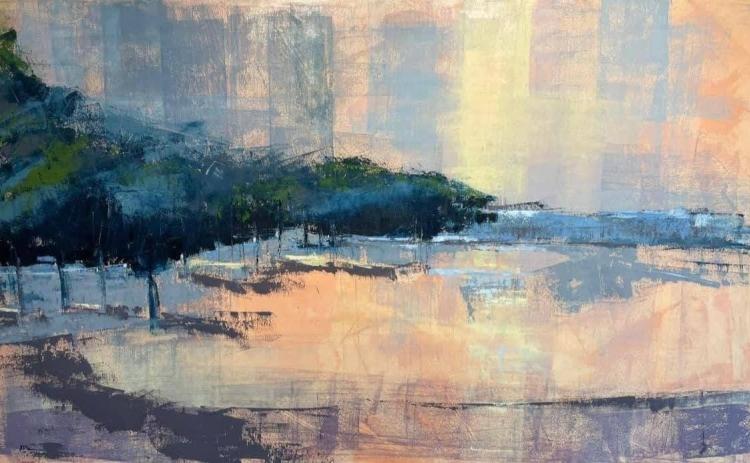 Artist Joanna McNally will demonstrate her techniques in the “Keep Simple” landscape painting workshop at the Gateway Art Gallery on April 10. (COURTESY)