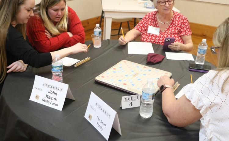 The Lake City Garden Club Scrabble Tournament was held at the Club House on Lake Isabella. (MORGAN MCMULLEN/Lake City Reporter)