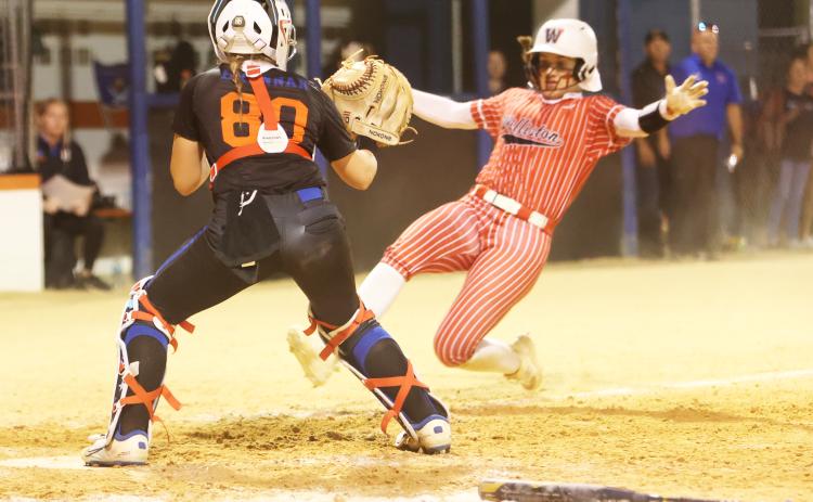 Williston scored two runs in the top of the seventh inning to rally past Branford for a 4-2 win on Friday in a matchup of the top two teams in Class 1A. (PAUL BUCHANAN/Special to the Reporter)