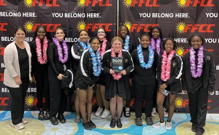 The Columbia High School color guard recently completed its indoor season with a top-10 finish. The unit also posted a school-record finish during marching season when it was named Best in Class. (COURTESY)