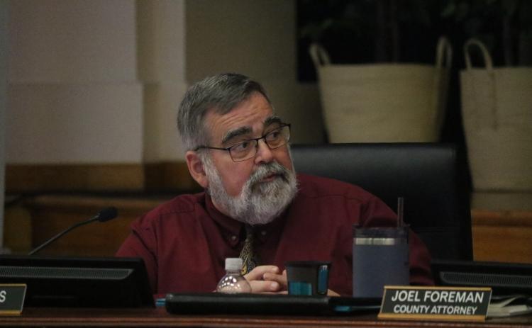 Columbia County Manager David Kraus said he accepts any criticism from the County Commission so he can improve his performance for next year. (FILE)