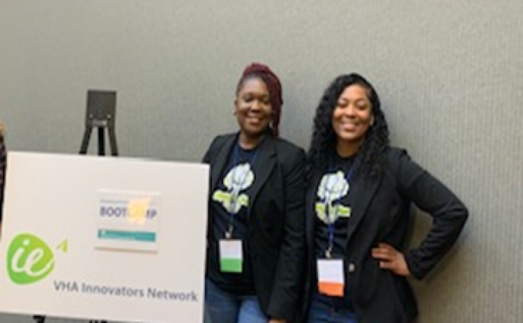 Jennifer Malivert (from left) and Nicole Bryant, co-founders of the RAVTAV (Reach a Vet, Teach a Vet) program designed to help women veterans find services and resources, will conduct a presentation on Monday at the Malcolm Randall VA Auditorium in Gainesville. (COURTESY)