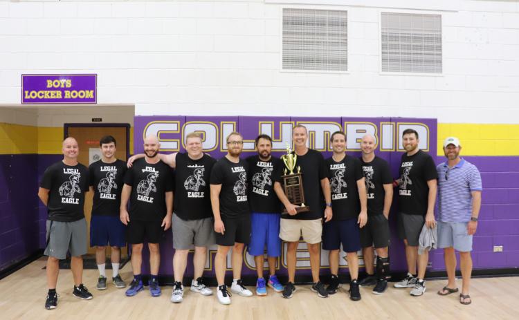 The Legal Eagles team consisting of those working at the Columbia County Courthouse won the Boots and Badges charity basketball tournament Saturday. (COURTESY COLUMBIA COUNTY SHERIFF’S OFFICE)