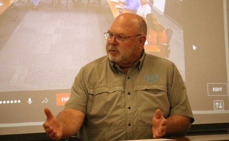 Columbia County Commissioner Rocky Ford said the North Florida Regional Utilities advisory committee, which had previously met informally, has established that the four counties are interested in working together on utility needs. (JAMIE WACHTER/Lake City Reporter)