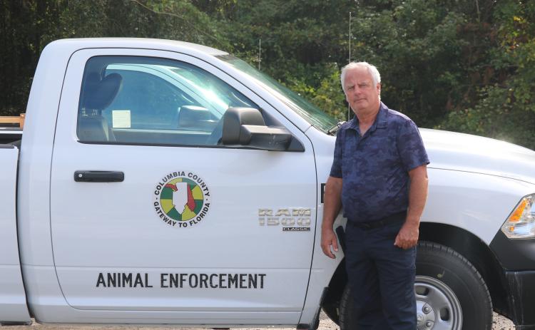 Tom Wormuth and Columbia County’s animal enforcement department are ready for business, starting Sunday. (JAMIE WACHTER/Lake City Reporter)