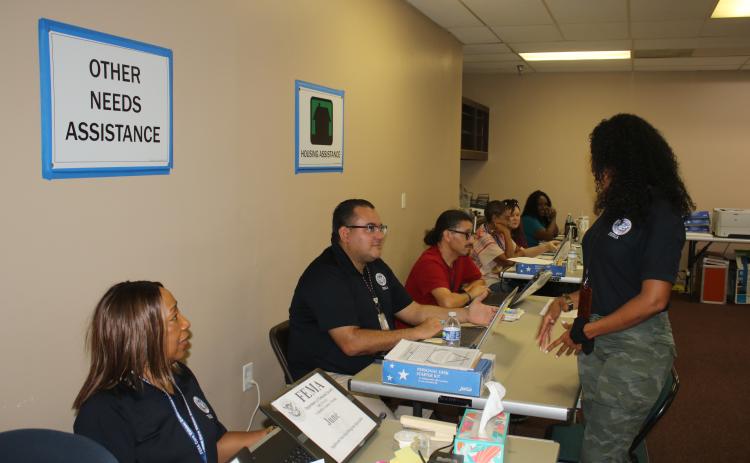 Representatives from the Federal Emegency Management Agency and other organizations will be on hand to assist local residents with their recovery from Hurricane Idalia. (TONY BRITT/Lake City Reporter)