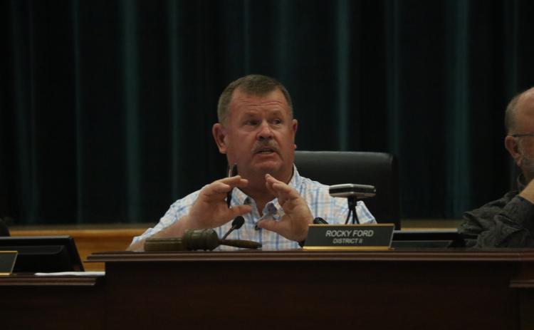Columbia County Commissioner Tim Murphy said he was opposed to the $7,500 awarded to the Columbia County Riding Club in the county’s 2023-24 budget. (MORGAN MCMULLEN/Lake City Reporter)