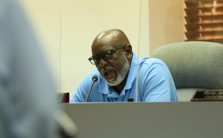 Lake City Councilman Jake Hill Jr. voted against a grant to help HAECO, saying the company always wants help and never works with the city. (JAMIE WACHTER/Lake City Reporter)