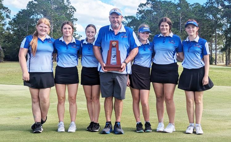 Branford’s girls golf team won the District 3-1A title on Tuesday. (COURTESY)