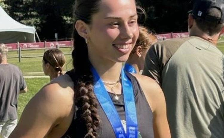 FGC runner Sarah Simpson placed sixth at the NJCAA Region 8 Championship. (COURTESY)