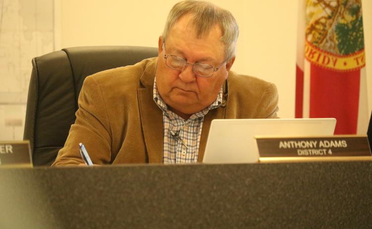 Lafayette County Commissioner Anthony Adams is interested in setting up a committee to work with the Lafayette County Sheriff’s Office and Emergency Management on the plans for a new Emergency Operations Center. (JAMIE WACHTER/Lake City Reporter)