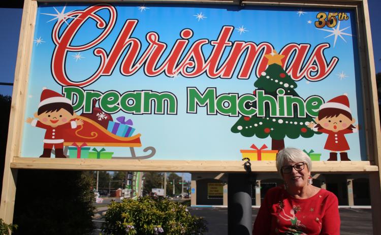 Meally Jenkins and the Christmas Dream Machine are open for their 35th Christmas season. This year’s location for the Dream Machine is in the Country Club Plaza off of Baya Avenue. (TONY BRITT/Lake City Reporter)