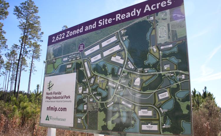 Economic Development Director Jennifer Daniels said Wednesday that Project Harvest, an agricultural company, should be submitting site plans this week for space at the North Florida Mega Industrial Park. (FILE)