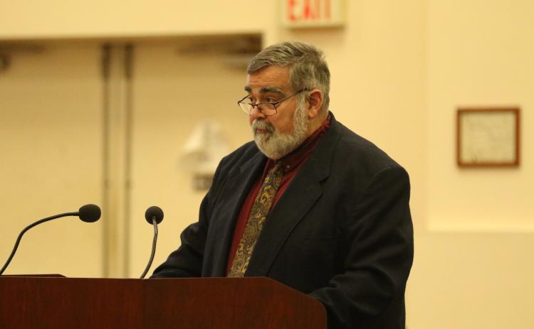 County Manager David Kraus said it would be hard to make changes to the water line extension project at this point, after the Columbia County Commission awarded the bid at Thurday’s meeting. (JAMIE WACHTER/Lake City Reporter)