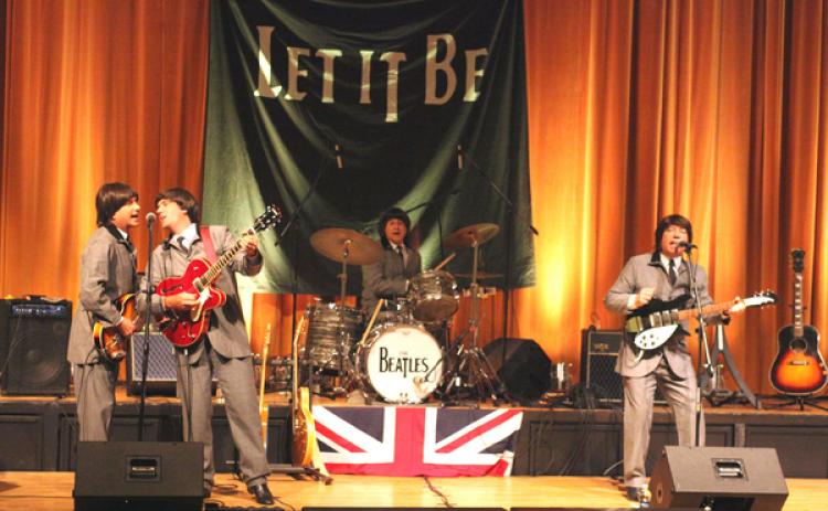 ‘Let it Be: The Beatles Tribute’ band will perform Friday night at the Levy Performing Arts Center on the Florida Gateway College campus. (COURTESY)