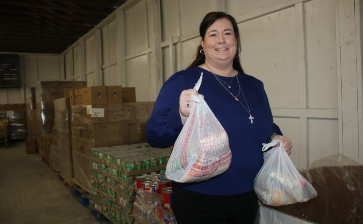 Catholic Charities Lake City Regional Director Shannon Moser said the  organization’s organizers are reaching out to businesses to collect essential food items for those in need. (FILE)
