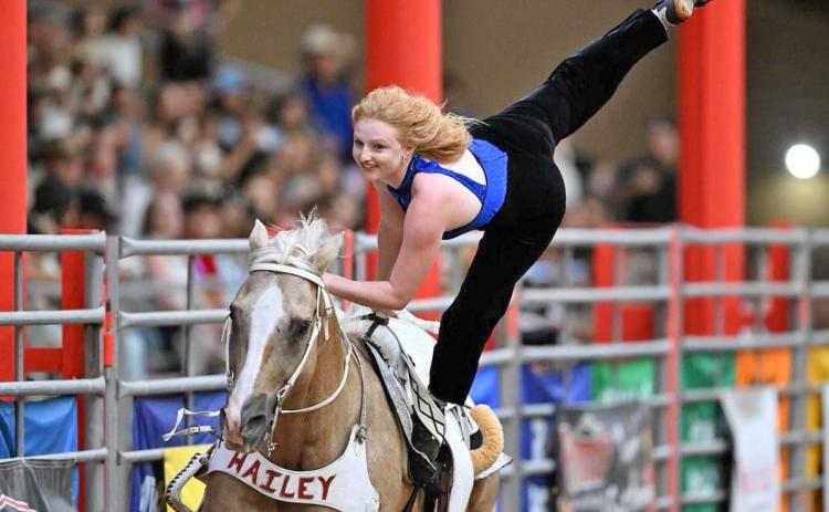Hailey Wall will perform this weekend at the Florida Gateway Pro Rodeo. (COURTESY)