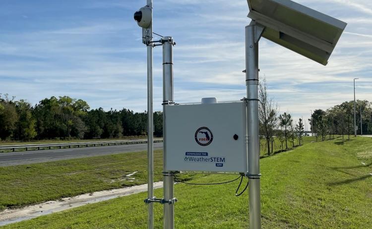 The Florida Department of Transporation recently installed a WeatherStem system on Interstate 10 in Suwannee County. (COURTESY)