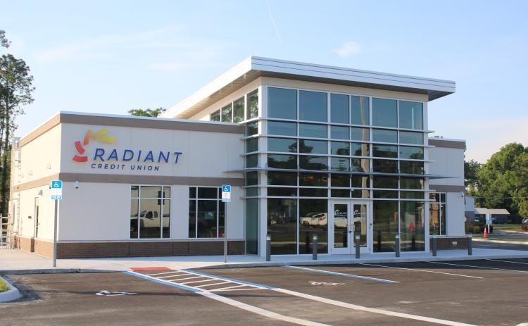 Radiant Credit Union’s new building at 1688 W. U.S. Highway 90 will open the beginning of next week. The credit union will close its current branch today to start the move to the new location. (TONY BRITT/Lake City Reporter)