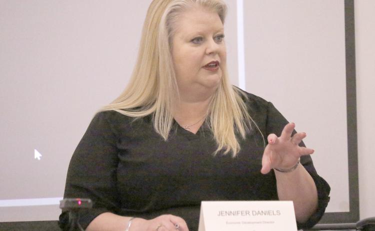 Economic Development Director Jennifer Daniels told the Economic Development Advisory Board on Wednesday that 800 acres on the north side of Lake City has been selected for the Florida First Sites program. (JAMIE WACHTER/Lake City Reporter)