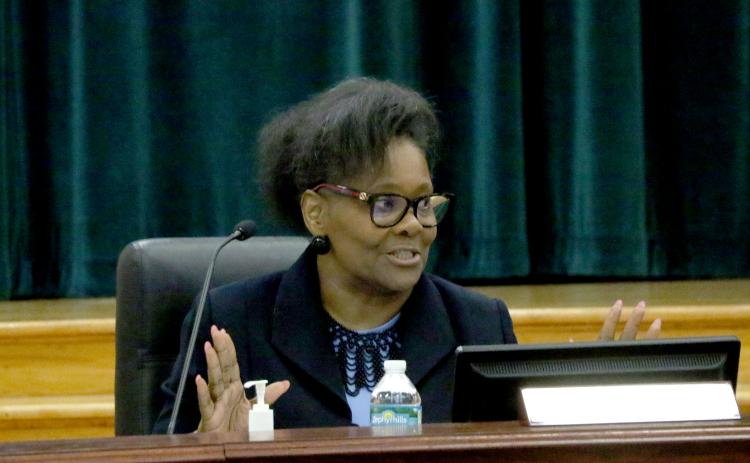 Lake City Councilor Chevella Young said during Monday's meeting that she has heard from a number of parents that they had no plans for their children this summer as she pushed to provide funding for them to attend a camp at Richardson Community Center. (MORGAN MCMULLEN/Lake City Reporter)