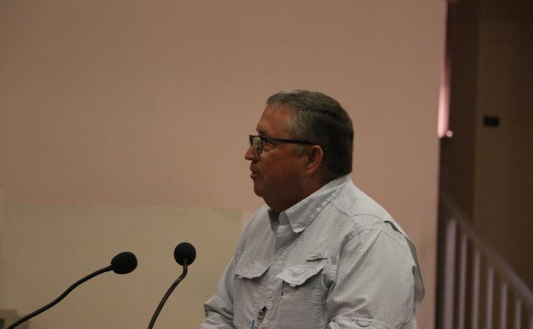 Fred Gaylard, the maintenance director for the Columbia County Schools, recommended the School Board approve a $26.385 million price for the new Niblack Elementary School. (MORGAN MCMULLEN/Lake City Reporter)