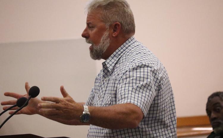 Assistant County Manager Kevin Kirby said he didn’t know what the county could do to fix Rum Island. (JAMIE WACHTER/Lake City Reporter)