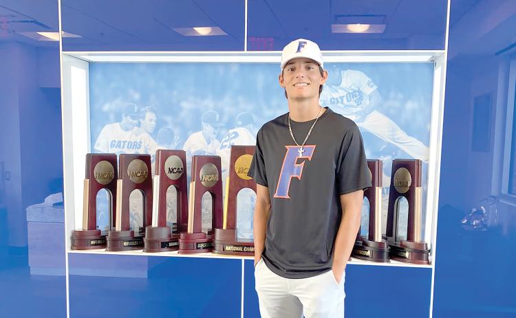 Matthew Jenkins, a Live Oak native and former Lafayette High star, has committed to play baseball at Florida after one year at Santa Fe College. (COURTESY)