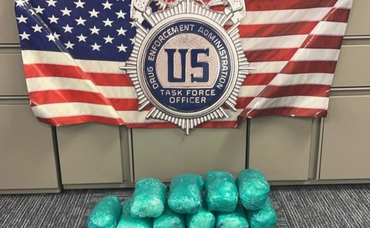 Approximately 10 pounds of crystal methamphetamine and two ounces of fentanyl were seized last week by the Multi-Jurisdictional Drug Task Force. The drugs were bound for Columbia County, according to a months-long investigation. (COURTESY COLUMBIA COUNTY SHERIFF’S OFFICE)