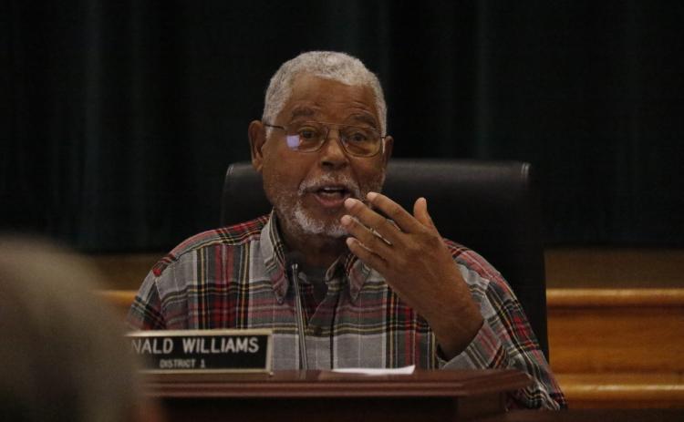 County Commission Chairman Ron Williams said even with the slight increase in the fire assessment, the county is still subsidizing the Columbia County Fire Rescue from the general fund. (JAMIE WACHTER/Lake City Reporter)