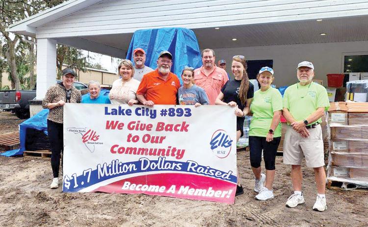 The Lake City Elks Lodge #893 collected and distributed approximately $5,500 worth of supplies to Hurricane Helene victims in Steinhatchee, Horeshoe Beach, Suwannee and Cedar Key. (COURTESY)