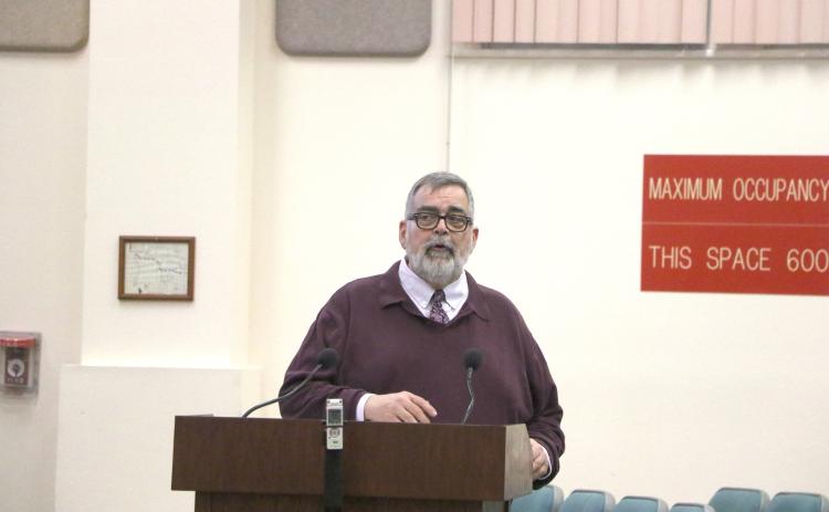 County Manager David Kraus said under the agreement with the City of Lake City to operate the sewer plant at the North Florida Mega Industrial Park, the two agencies would divide the revenue or deficit with each other. (MORGAN MCMULLEN/Lake City Reporter)