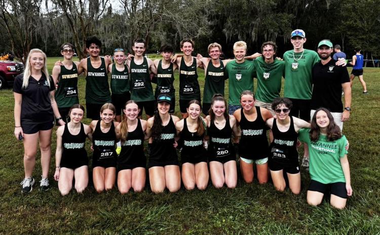 The Suwannee cross country teams qualified for state after the girls finished sixth and the boys placed seventh at the Region 1-2A meet on Friday. (COURTESY)