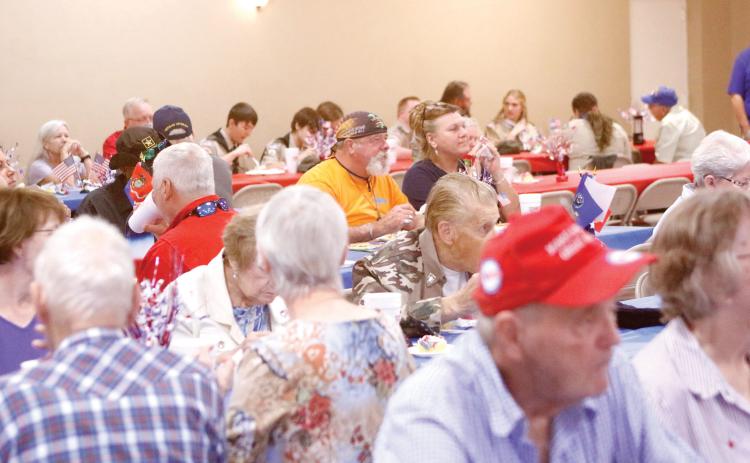 A crowd of around 300 veterans are expected to attend Saturday’s 23rd annual Veterans Dinner at the Florida Gateway Fairgrounds. In addition to the free barbecue meal, the veterans have a chance to win door prizes at the event. (FILE)