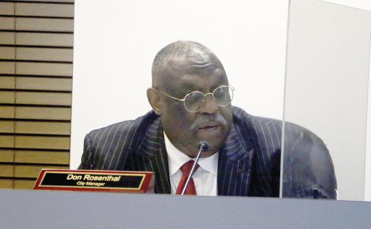 Lake City Manager Don Rosenthal received a salary increase to $175,000 during Monday’s Lake City Council meeting following a six-month evaluation from the council. Rosenthal had requested an increase to $185,000. (MORGAN MCMULLEN/Lake City Reporter)