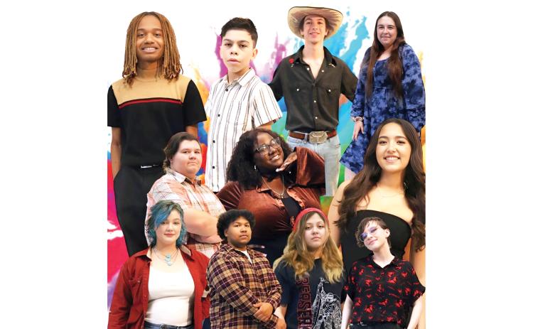 The 14th annual Southside Idol competition is set for Saturday at Florida Gateway College’s Levy Performing Arts Center. Those competing are: front row (from left), Hailey Cross, Jayden Burch, Ally Matheney, Alex Hughes; middle row, Dallas Norman, Williemae Walker, Selena Nejal; back row, Isaiah Craig, Benny Burns, Shane Patrick and Lizzie Gould. (COURTESY)