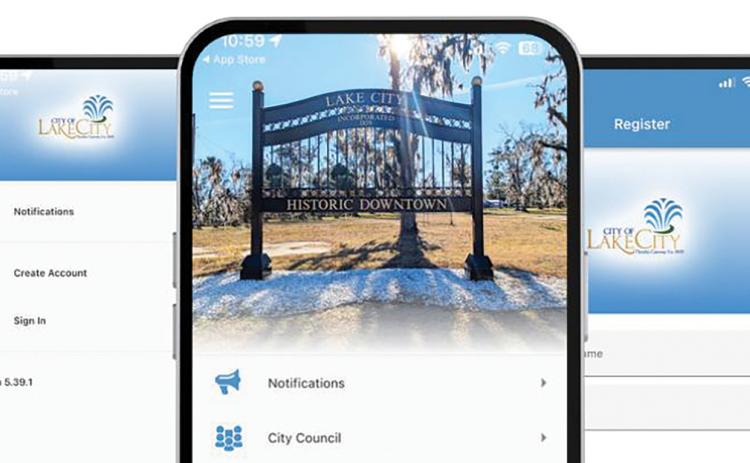 The City of Lake City has launched an app where interested individuals can receive notifications on important messages, as well as pay utility bills or apply for job openings. (COURTESY)