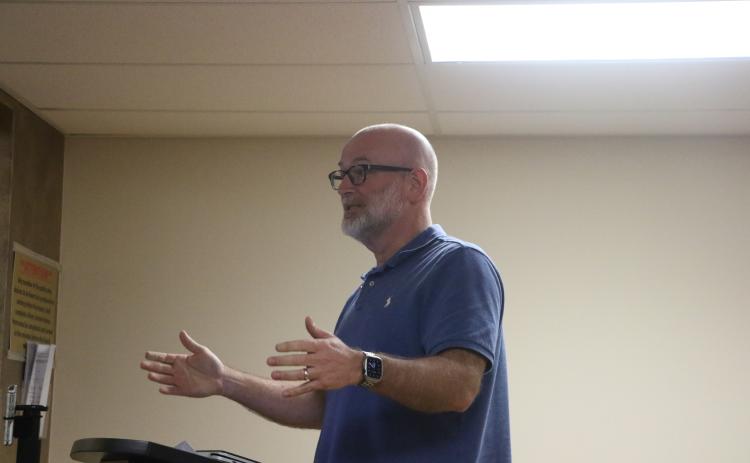 Columbia County Attorney Joel Foreman asked the Lake Shore Hospital Authority to also consider providing vacant lots to the county in the future for a ‘great public purpose campus.’ (MORGAN MCMULLEN/Lake City Reporter)