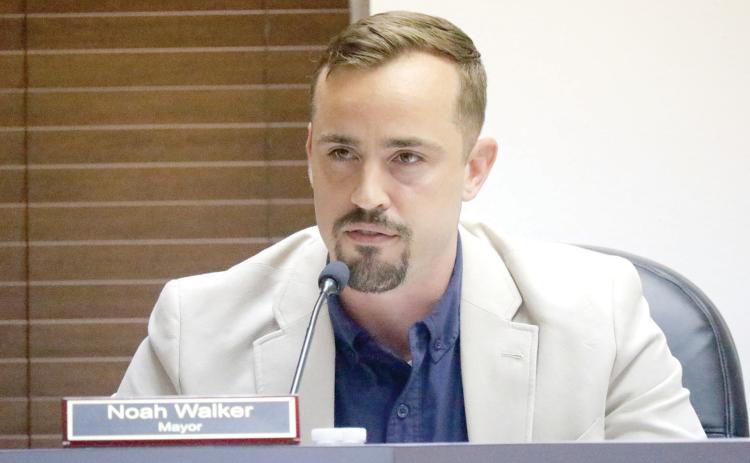 Lake City Mayor Noah Walker was among the council members who said Monday that public safety is a challenge the city has to overcome in moving forward. (JAMIE WACHTER/Lake City Reporter)
