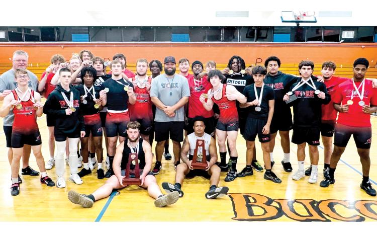 Fort White swept the traditional and Olympic titles at the District 6-1A meet Friday at Branford for its first district title since 2014. (COURTESY)