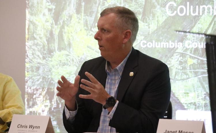 Chris Wynn, a Tourist Development Council board member and the regional director of the Florida Fish and Wildlife Conservation Commission, said the Gateway Outdoor Center could be a ‘destination’ for visitors. (JAMIE WACHTER/Lake City Reporter)