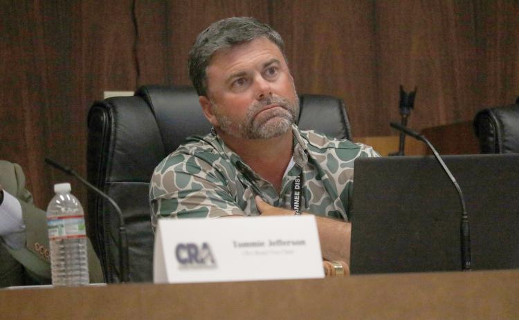 Live Oak Community Redevelopment Agency Chairman Matt Campbell said the legislation being considered in Tallahassee would ‘effectively end the CRA as we know it.’ (JAMIE WACHTER/Lake City Reporter)