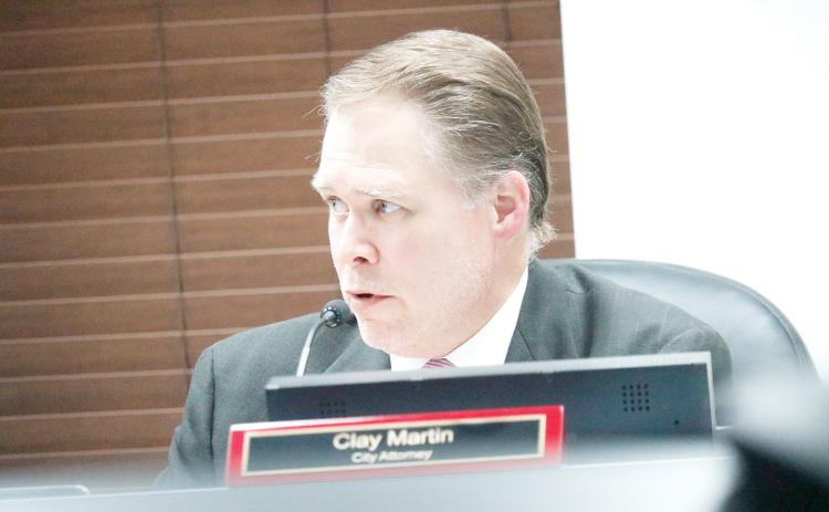 Clay Martin’s contract to become the City of Lake City’s full-time attorney was approved by the Lake City Council on Monday night. (JAMIE WACHTER/Lake City Reporter)