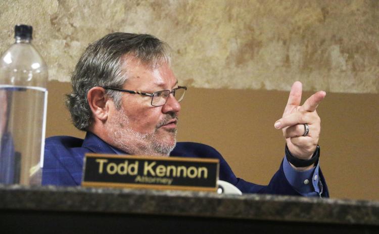 Lake Shore Hospital Authority Attorney Todd Kennon was directed to send a counter offer to the City of Lake City to try to clear the path for Meridian Healthcare to operate a mental health facility downtown. (MORGAN MCMULLEN/Lake City Reporter)