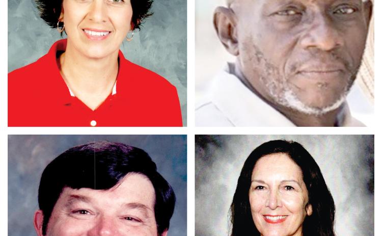 Blanton (top left, clockwise), Brown, Moses and Holliday