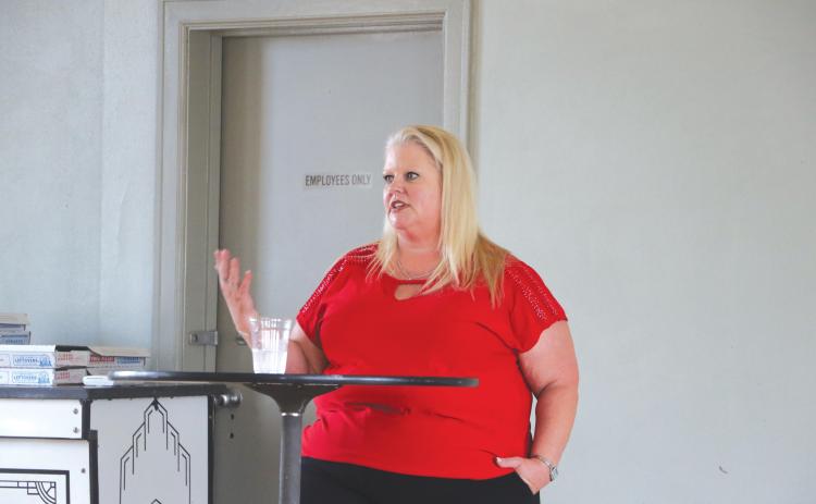 Columbia County Economic Development Director Jennifer Daniels hosted a Q&A session Tuesday regarding the future of economic growth in the county. (MORGAN MCMULLEN/Lake City Reporter)